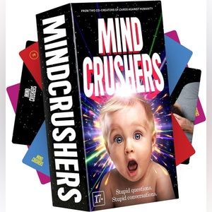 MindCrushers "Stupid Questions Stupid Conversations" Party Card Game New Sealed